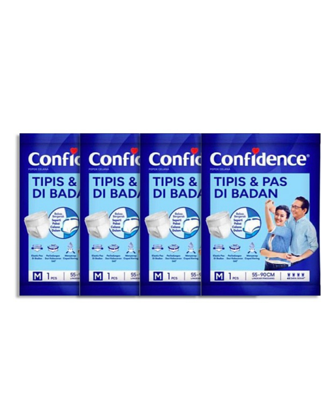 Confidence Pants Tipis & Pas di Badan 8pcs