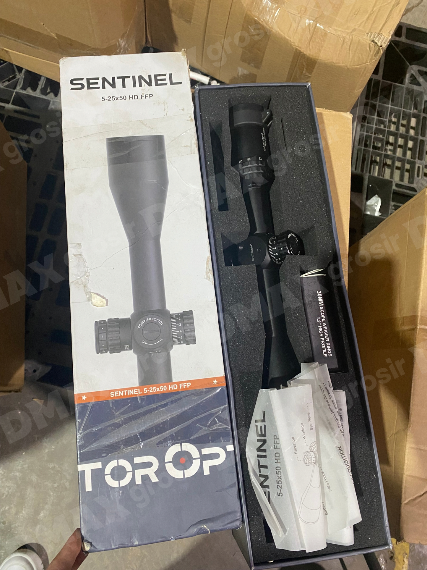Vector Sentinel 5-25x50 SFIR FFP ZERO STOP